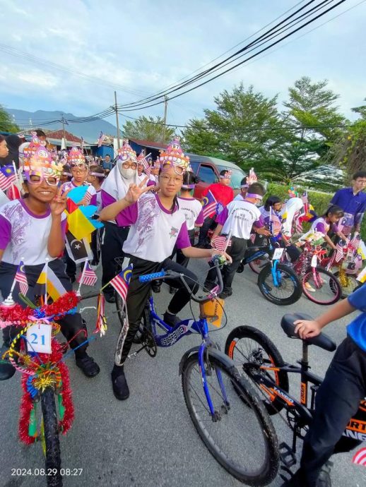 丹那依淡华小与团结局幼儿园 国庆活动充满爱国情怀