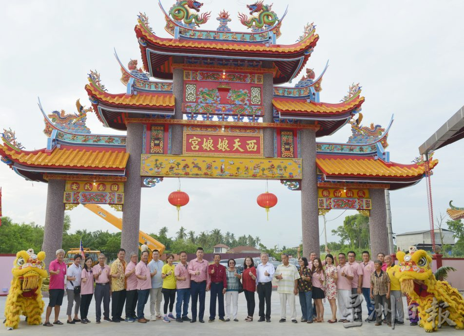 供星洲网：芦骨西天娘娘牌楼建竣，庙区打造多个吸睛打卡处 