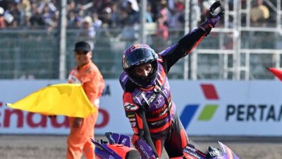 印尼站MotoGP|拒再丢失杆位优势 佐治马丁夺本季第3冠