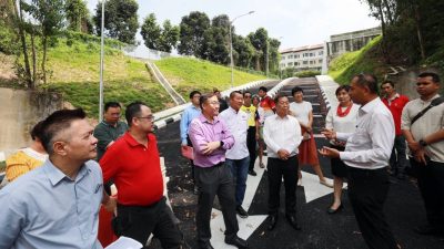 疏通学校周边及住区车流量   蕉赖大同花园 新路通车