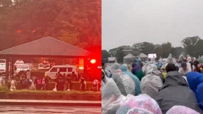 大雨轟炸日本戶外音樂節 7工作人員遭雷劈傷