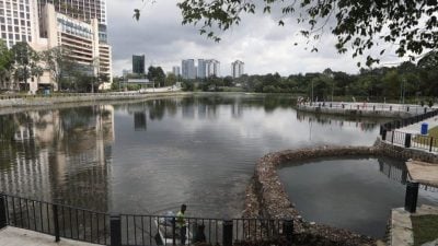 再也花園湖泊公園 重開  民眾可如常運動休閒