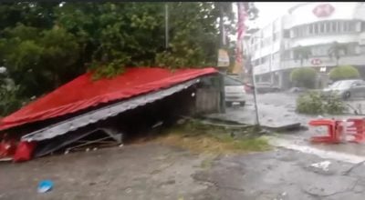 視頻| 強風雨來襲  多地樹倒食攤吹翻