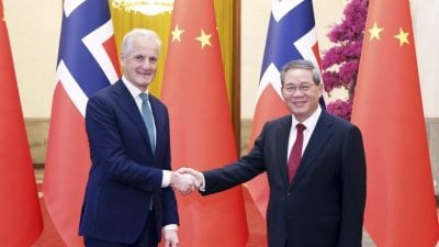 挪威首相：不跟随欧盟向中国电动车加税