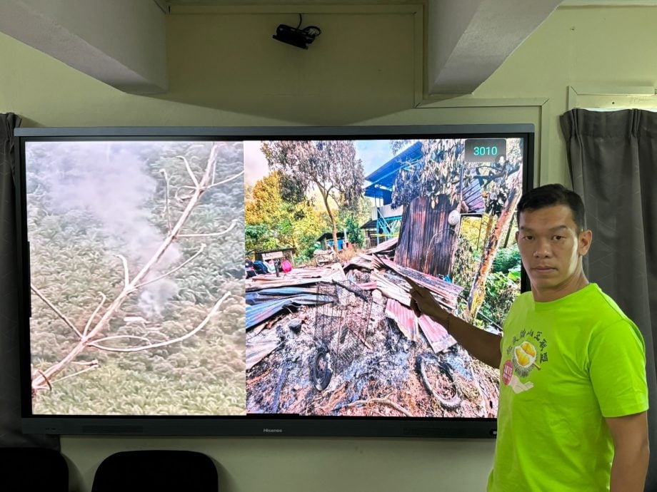  曾封芭偷榴梿　今纵火烧房子　猫联斥执法员丧尽天良