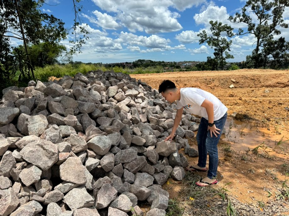 叶陶沙茄子路非法推土引发土崩  叶志鹏：已启动修复工程