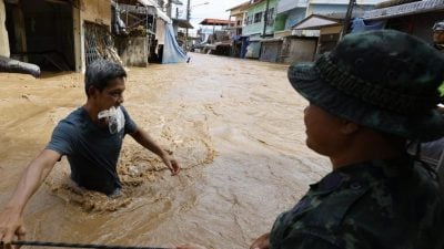 湄公河水位持续上升 泰北多地受灾严重  寮国发布洪水警报