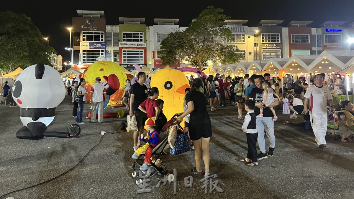 瑪琳美食鎮中秋晚會 各族提燈小孩樂翻天 