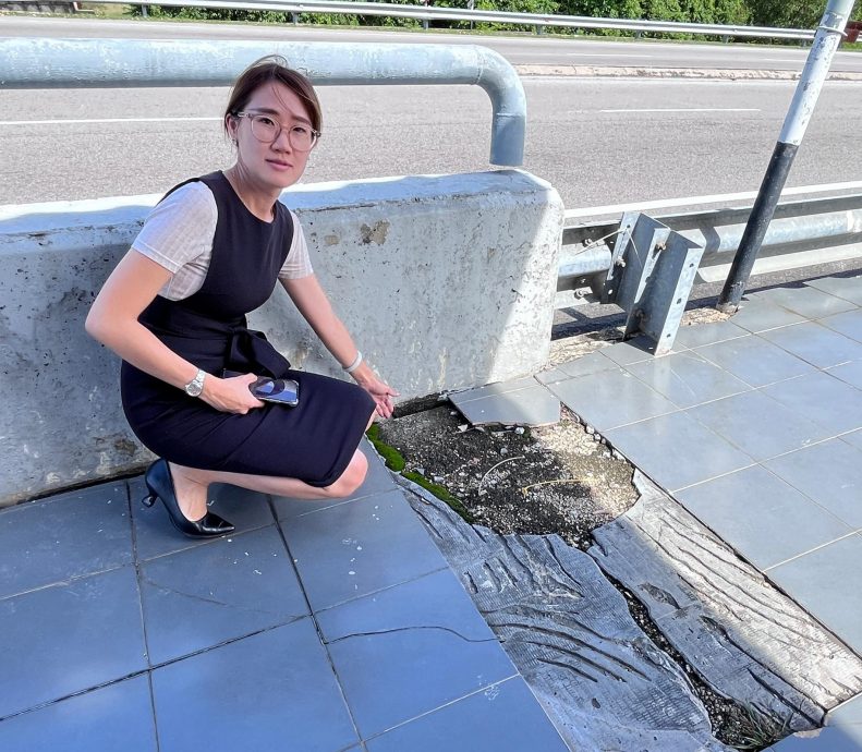 甲州美化河流桥梁频频传出结构问题