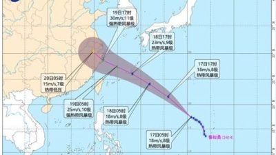 第14号台风“普拉桑”生成 或再奔江浙沪