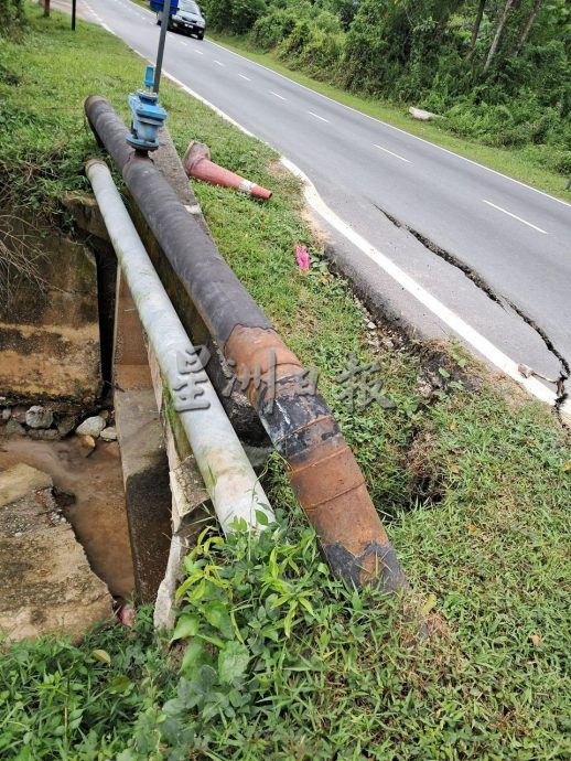 良冷大街出现地裂下陷  道路使用者受促小心