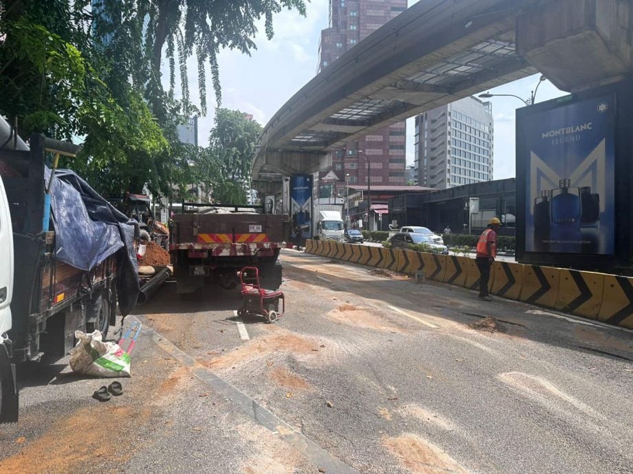 蘇丹依斯邁路水管破裂維修中 市局；明早5時全面竣工