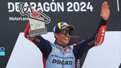 阿拉贡站MotoGP|延续冲刺赛强势再称霸正赛  马奎兹终结3年冠军荒