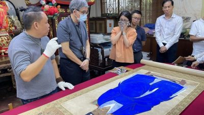 甲青云亭珍藏逾200年李为经画像 同意外借台湾宫博物院