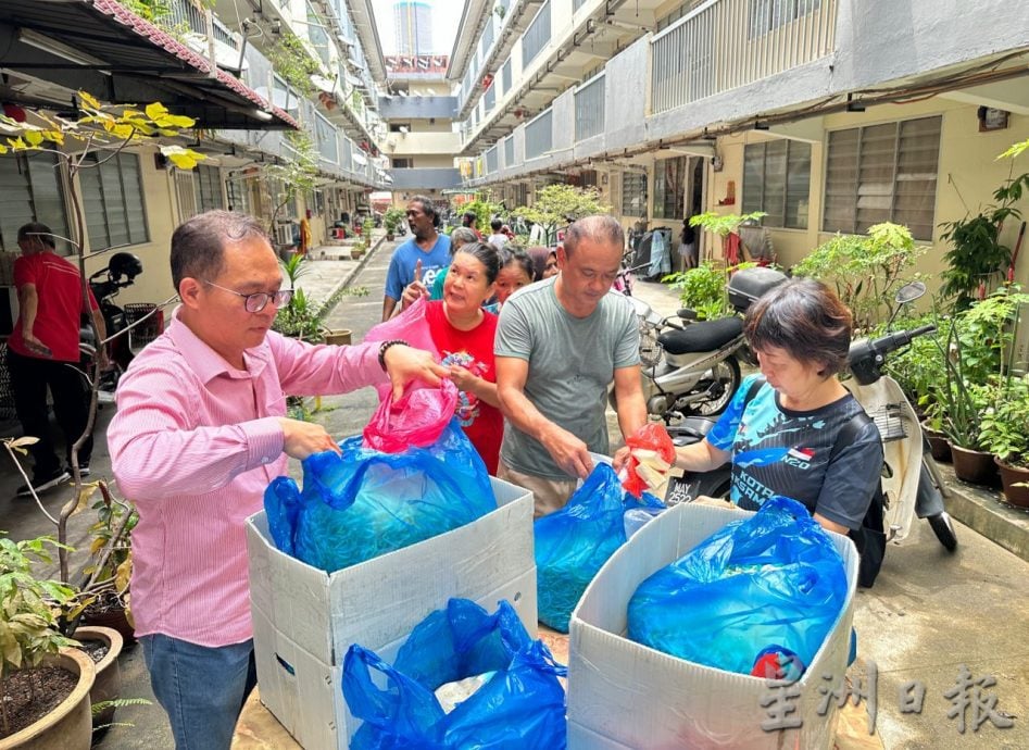 （古城封面主文）东圭纳组屋欲重设居协 刘志俍促居民配合加入