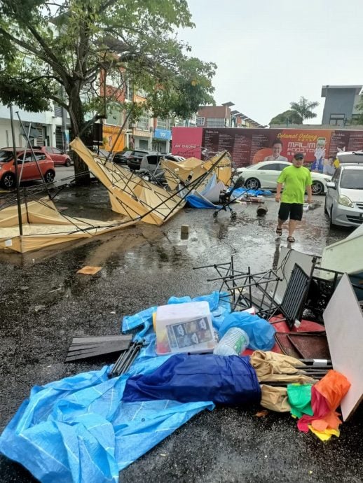 （古城第三版主文）玛琳风灾，夜市8档口遭殃