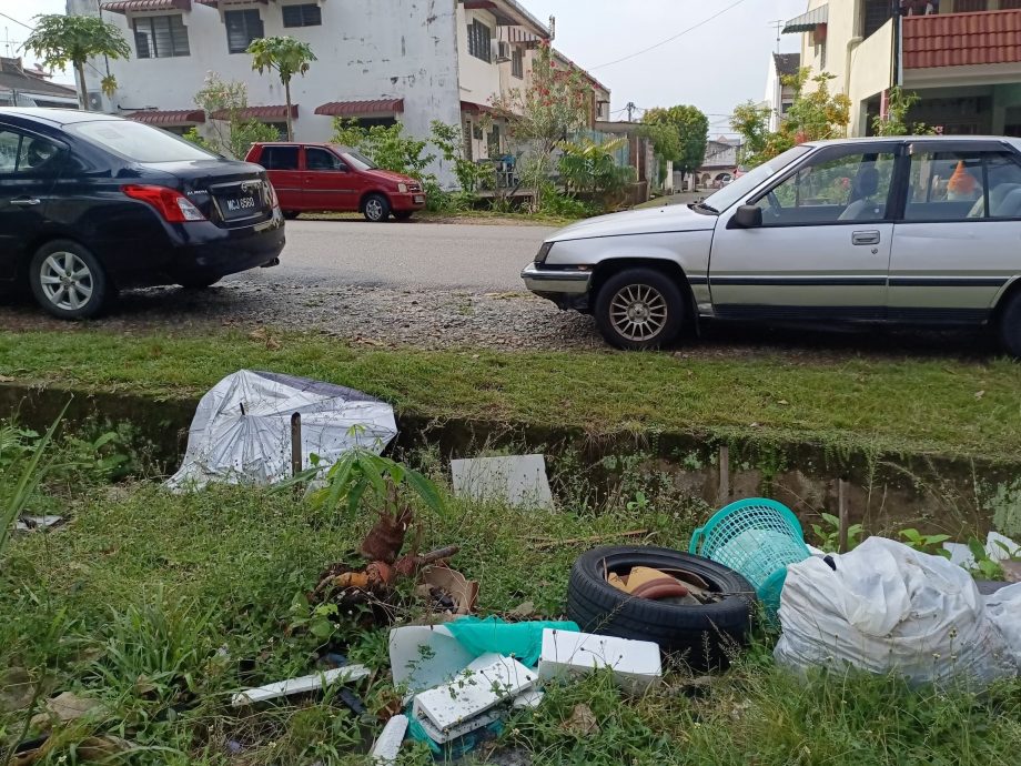 （古城第二版主文）甲嶺花園垃圾問題多 鄧永森促妥善處理垃圾