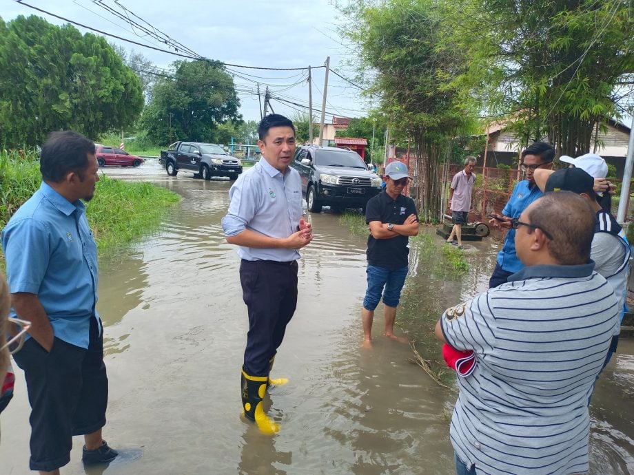 （大北马）高渊一些地区水位还没有消退