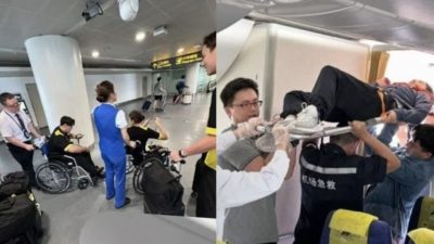 酷航獅城飛廣州班機遇亂流 四名乘客和三名空服受傷