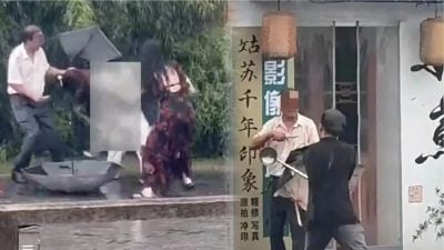 3人见义勇为就地取材 雨伞 勺子 击退伤人凶徒