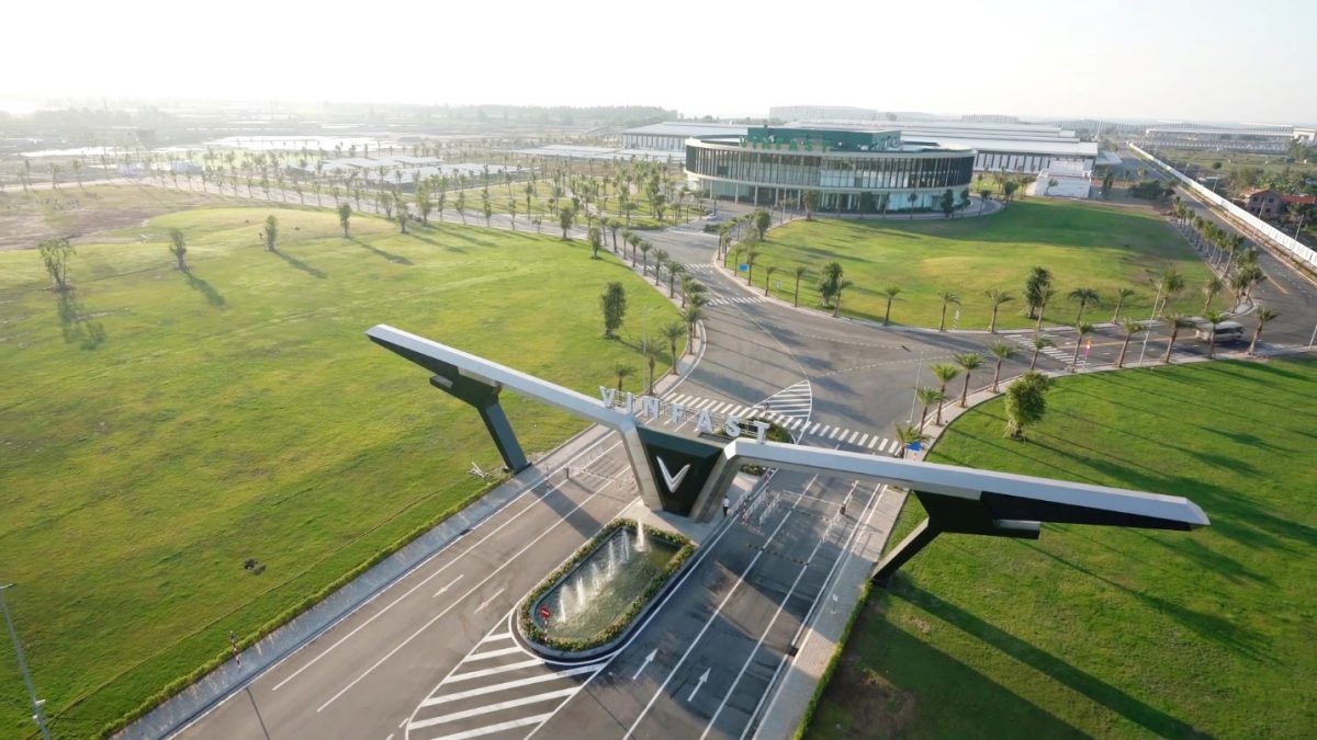 VinFast EV manufacturing complex in Hai Phong, Vietnam