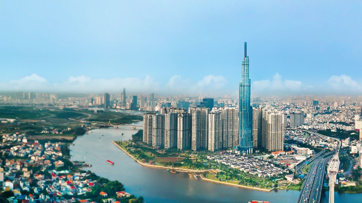 The Landmark 81 Building in Ho Chi Minh City.