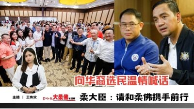 大柔佛三分钟 | 向华裔选民温情喊话柔大臣：请和柔佛携手前行