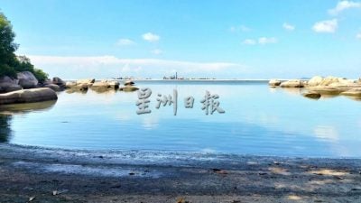 居民疑矽谷島填海致汙染 Pantai Esen秘境海灘黑泥發臭