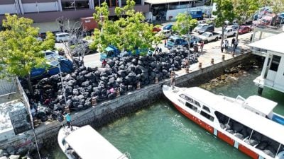 亚庇清洁日4.0首日 2岛屿收集66吨垃圾