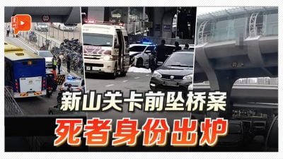 男子从新山行人天桥跃下而亡 警方公布死者身份