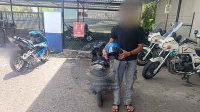 欠貸怕摩托被拖走 騎士盜用車牌露餡