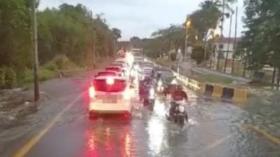 沒下雨或暴風雨  巴生漲潮情況受控