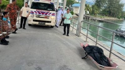 華裔男子在檳城大橋墜海 遺體被發現飄浮在海面上