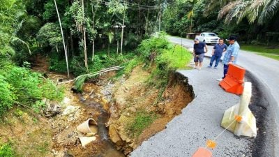 通往九路2路段坍塌 旅遊業損失20萬