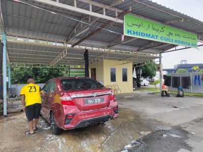 出資建洗車店供經營 . 吳景進幫助更生人重生