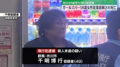 视频 | 酒吧行凶 男顾客持刀刺死18岁女店员