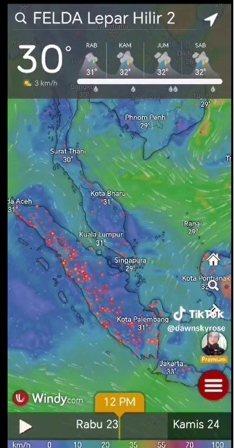 东：关丹、北根、朱盖等地，将在本月25日，迎来强劲暴雨？相关单位强调是转换季节出现的情况，同时提醒民众时刻关注天气变化。