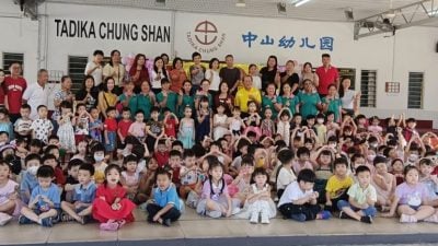 中山幼兒園慶兒童節  贈繪本鼓勵培養閱讀習慣