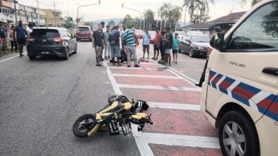 騎電動腳車過馬路   8旬翁被車撞死