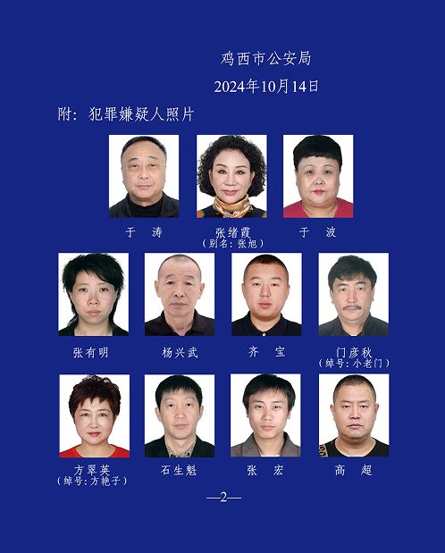 哈尔滨原公安局副局长涉黑 共犯妻子曾是人大代表