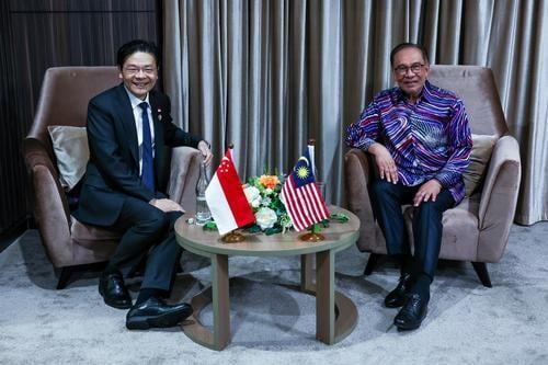 图与文／DATUK SERI ANWAR IBRAHIM:LAO36_09102024_BILATERAL_SINGAPORE