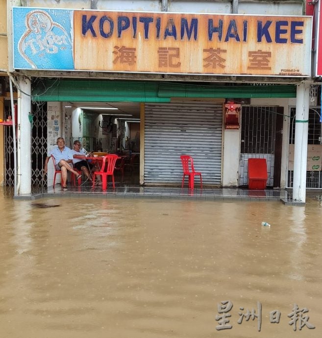 大海潮最高点又高半尺 安顺汪洋一片