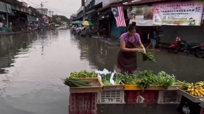 大漲潮凌晨襲十八丁 幸無大雨水位沒更高