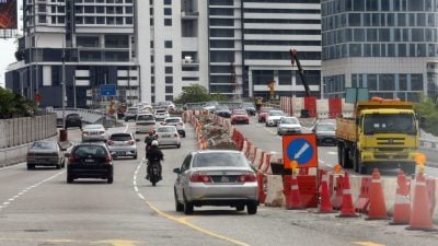 高架橋神助攻 通車路段順暢  陸佑交通圈 不塞了