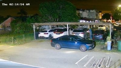 偷车贼技惊地方闻人   不到4分钟 偷走休旅车