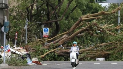 山陀儿台风警报解除 气象署：已变为热低压