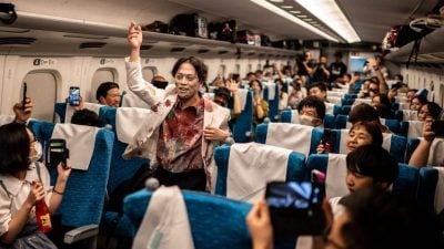 新幹線上演“屍殺列車”