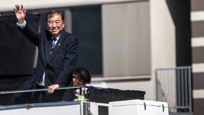 日相石破茂大選前支持率下降 執政聯盟或失多數席