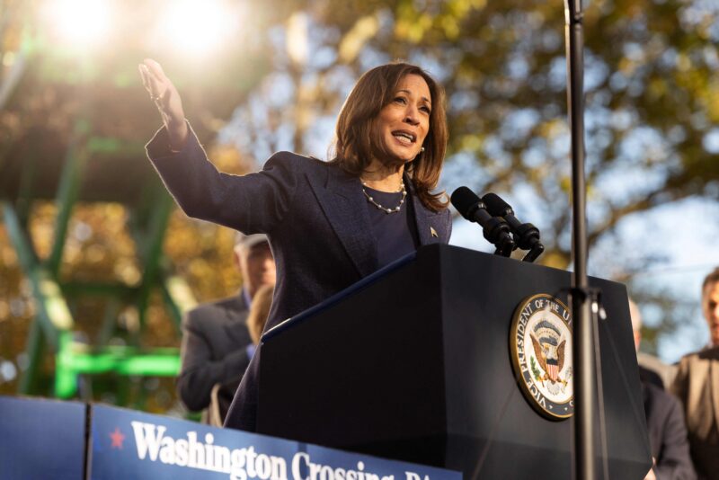 Democratic Presidential Nominee Vice President Kamala Harris Holds Campaign Event