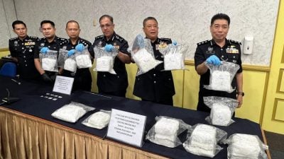 水閘起逾78萬令吉毒品   可供逾21萬吸毒者使用